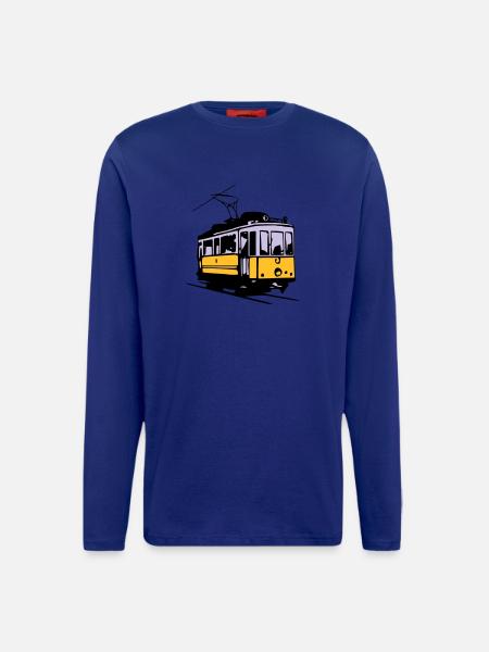 Strassenbahn / Tram - Langarmshirt - made by SPREAD - Iconic Blue