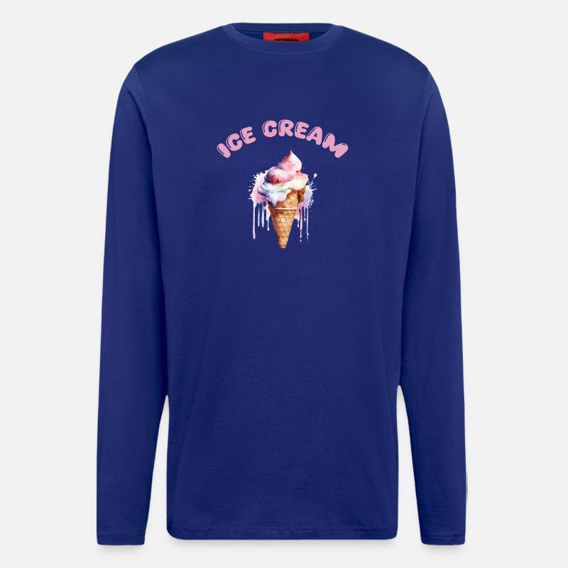 eiscreme - Langarmshirt - made by SPREAD  - Iconic Blue