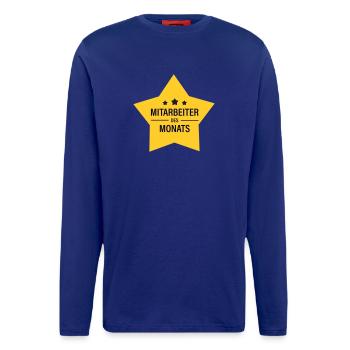 Mitarbeiter des Monats - Langarmshirt - made by SPREAD  - Iconic Blue - Vorne
