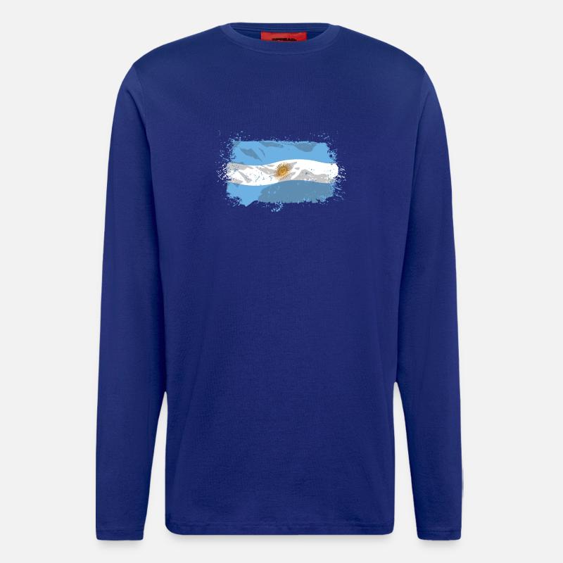 Argentina Flag - Langarmshirt - made by SPREAD  - Iconic Blue