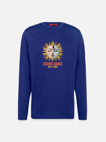 Cosmic Dance Spirituality Gift - Longsleeve - made by SPREAD  - Iconic Blue