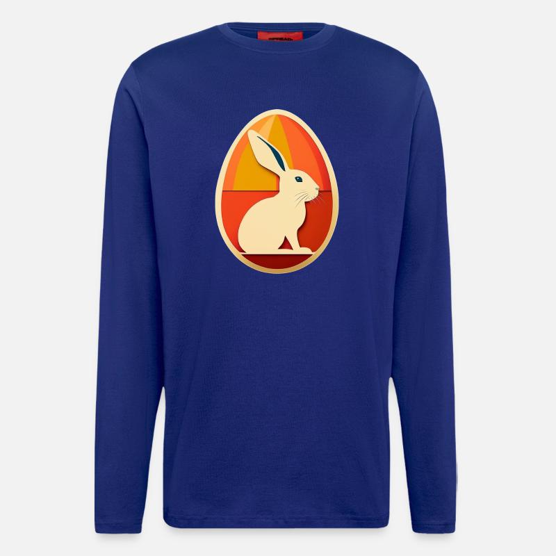 Osterei Design No.14 - Langarmshirt - made by SPREAD - Iconic Blue