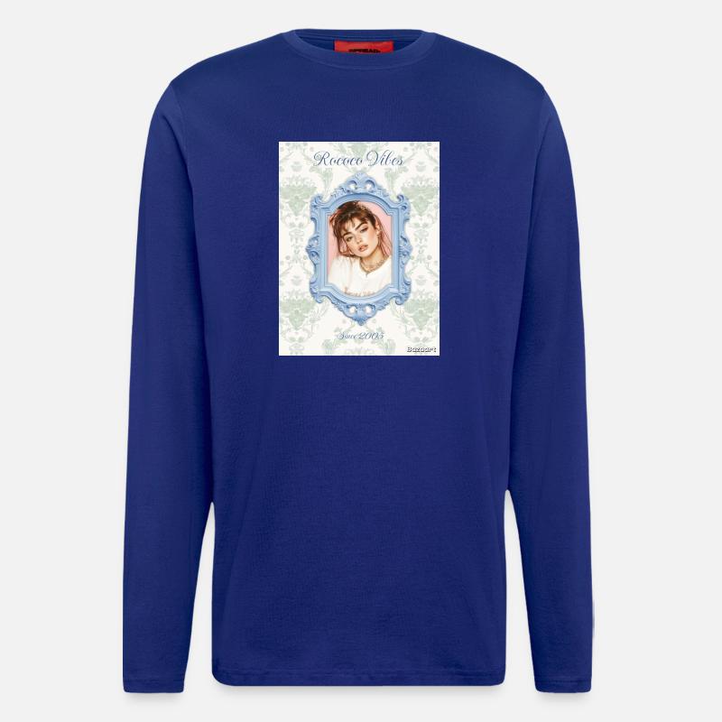 Picture frame light blue - Longsleeve - made by SPREAD  - Iconic Blue