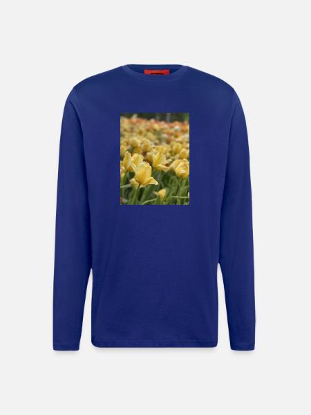 Tulip Sea yellow - Longsleeve - made by SPREAD - Iconic Blue