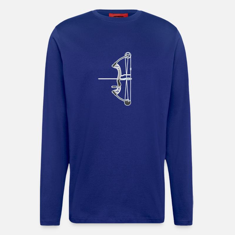 Bogenschießen Compoundbogen - Langarmshirt - made by SPREAD  - Iconic Blue