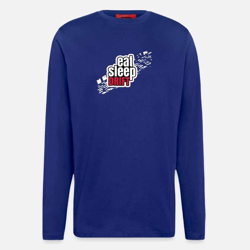 Eat Sleep Drift - Langarmshirt - made by SPREAD  - Iconic Blue