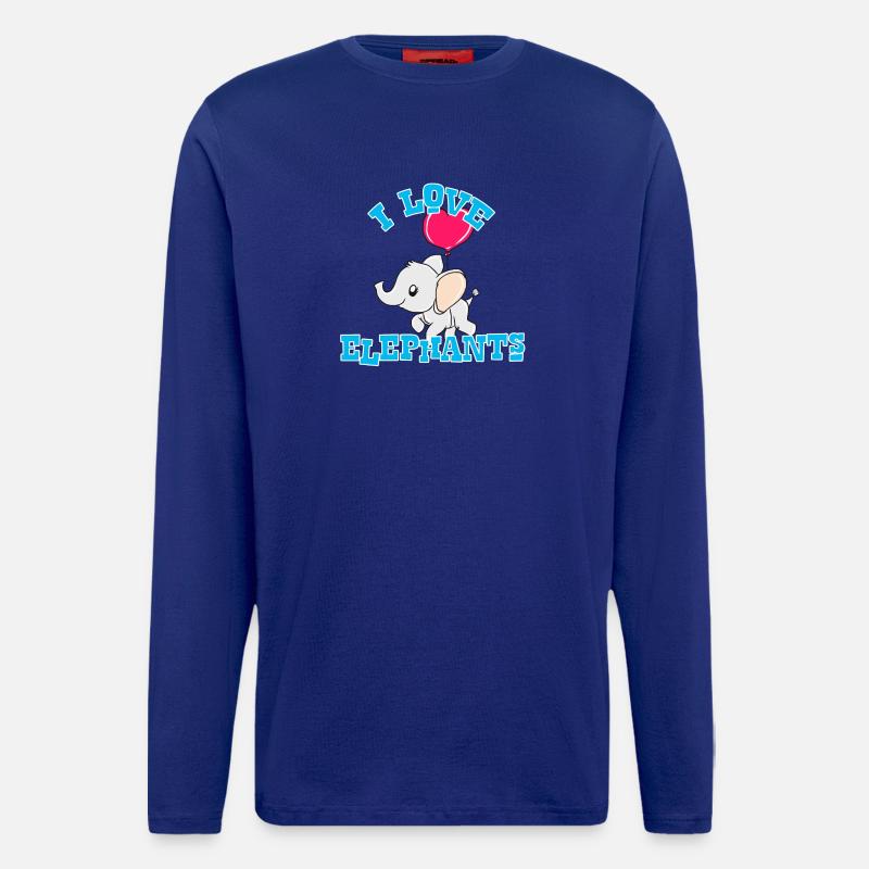 Elefant - Langarmshirt - made by SPREAD  - Iconic Blue