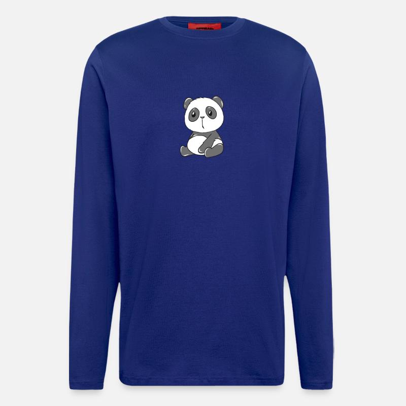 Panda Tier - Langarmshirt - made by SPREAD  - Iconic Blue