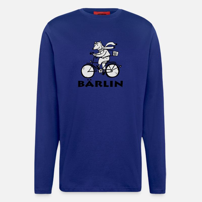 Berliner Bär / Bärliner Bär - Langarmshirt - made by SPREAD  - Iconic Blue