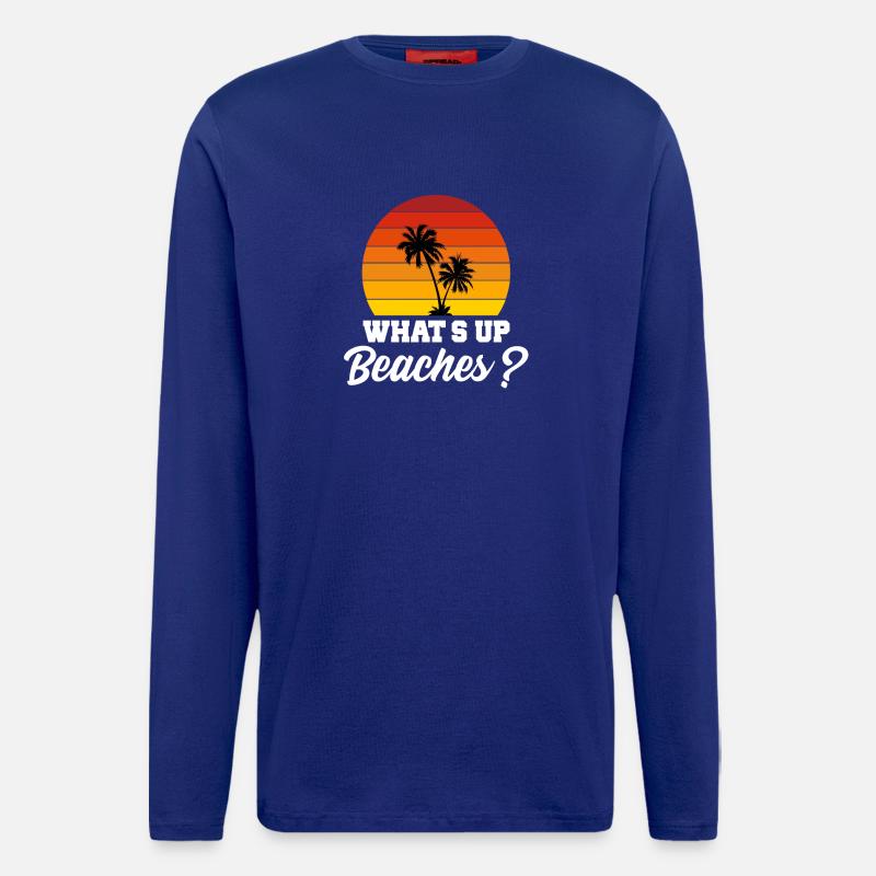 Whats up Beaches - Langarmshirt - made by SPREAD  - Iconic Blue