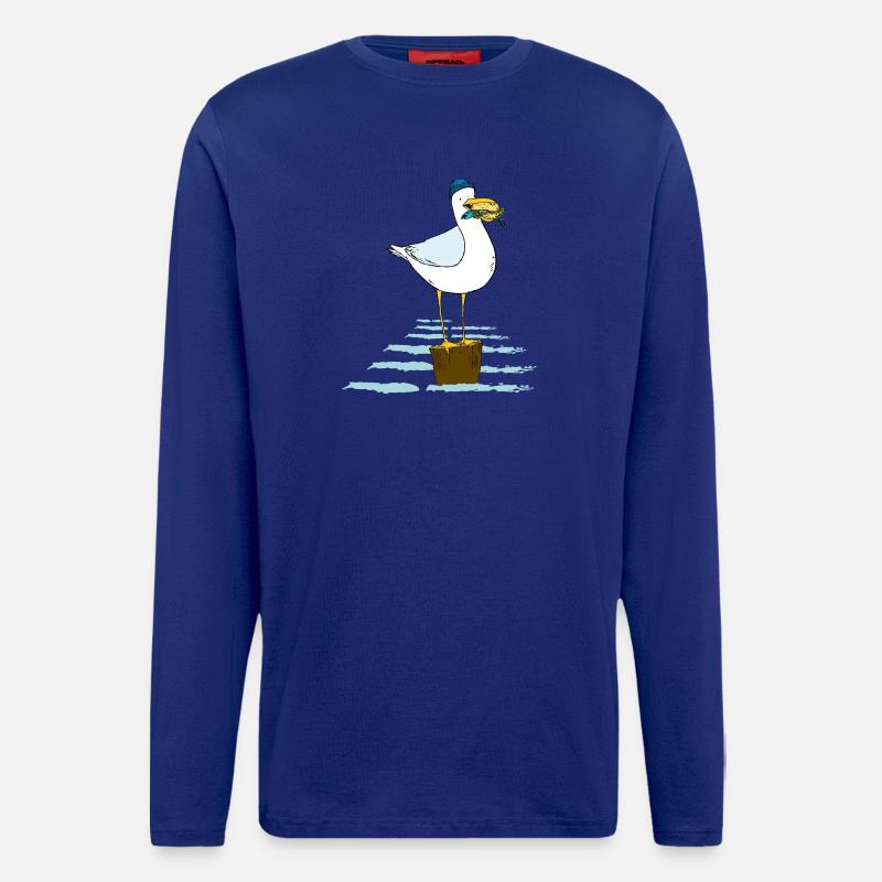Möwe - Langarmshirt - made by SPREAD - Iconic Blue
