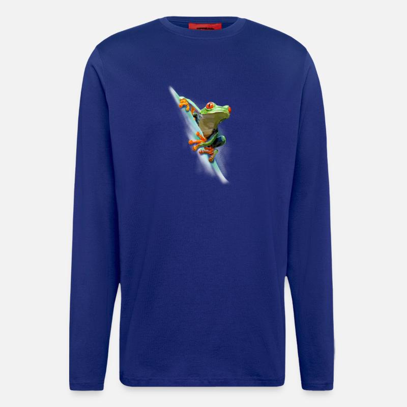 Frosch - Langarmshirt - made by SPREAD - Iconic Blue