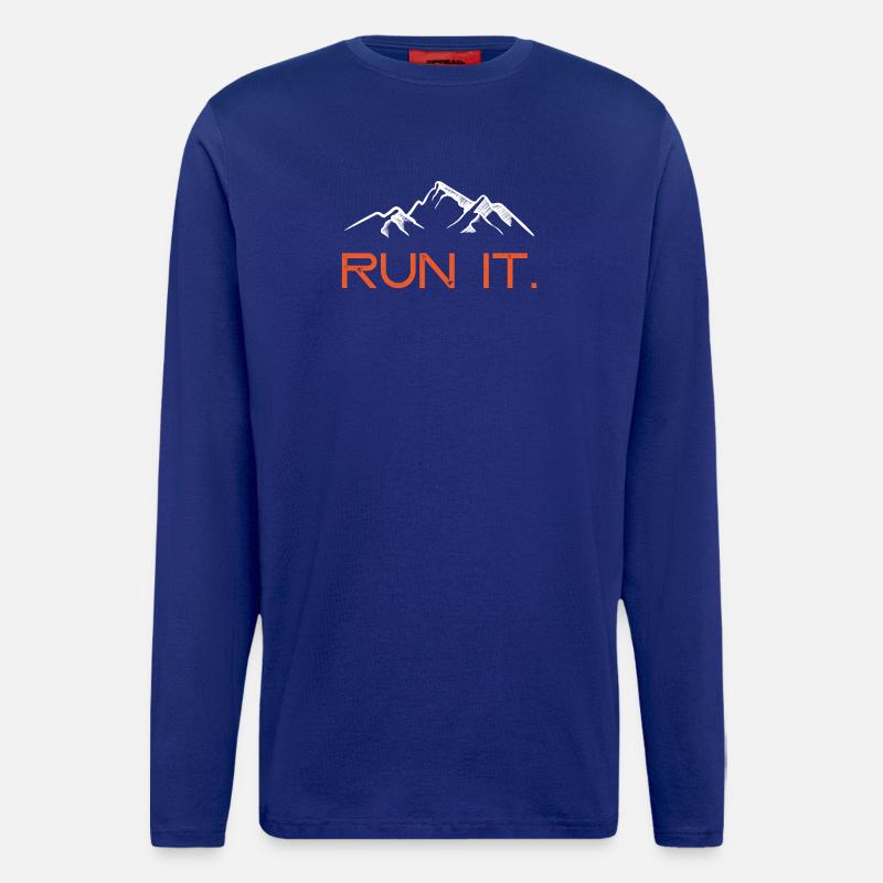 Führe es aus. - Langarmshirt - made by SPREAD  - Iconic Blue