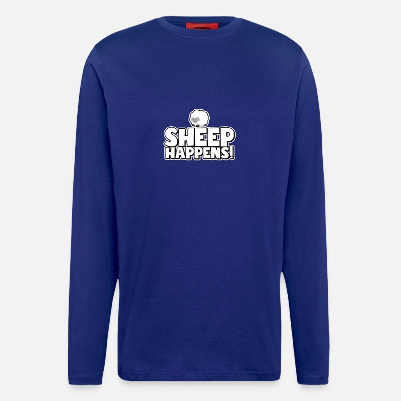 Sheep happens! - Langarmshirt - made by SPREAD  - Iconic Blue