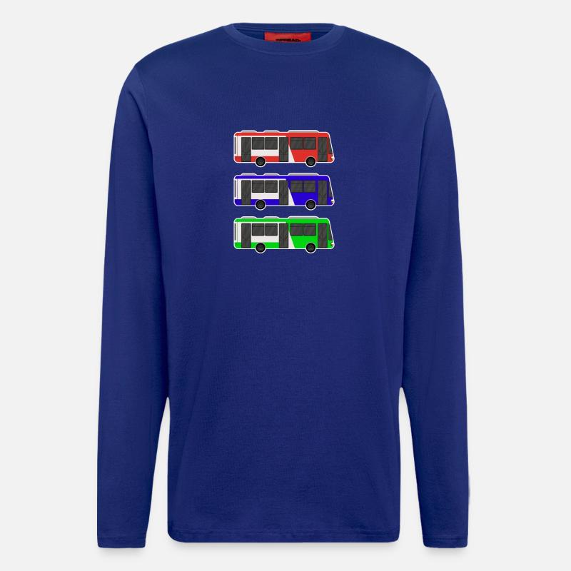 Bus - Langarmshirt - made by SPREAD  - Iconic Blue