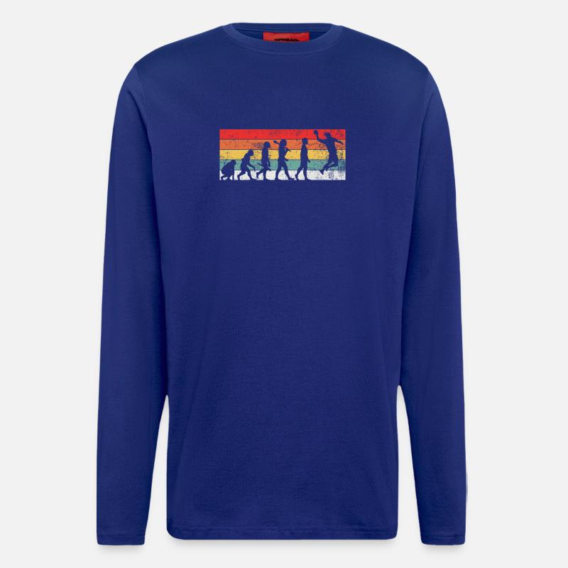 Handballer Handball Evolution - Langarmshirt - made by SPREAD  - Iconic Blue
