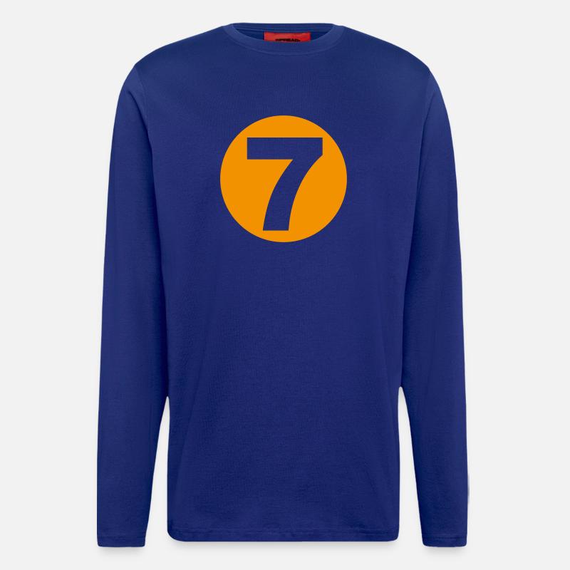 7 Billardkugel - Langarmshirt - made by SPREAD - Iconic Blue