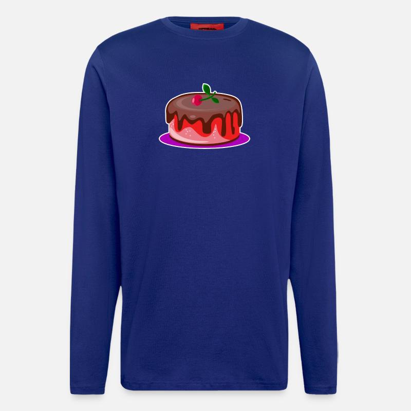 Torte Kuchen - Langarmshirt - made by SPREAD  - Iconic Blue