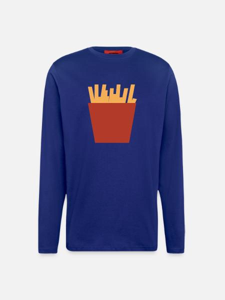 French fries bag - Longsleeve - made by SPREAD - Iconic Blue