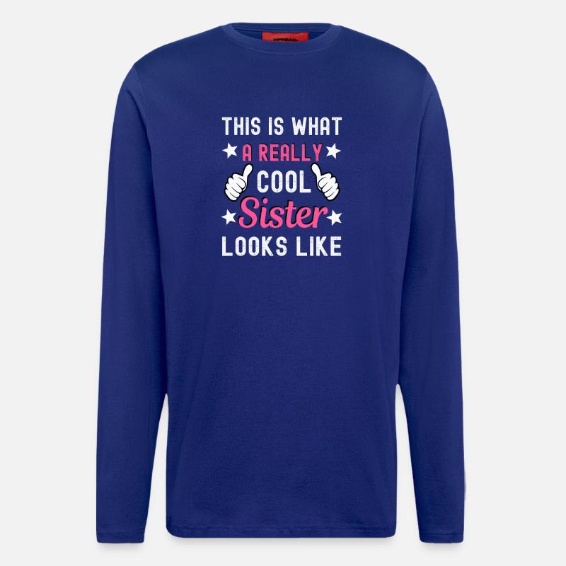 Schwester - Langarmshirt - made by SPREAD  - Iconic Blue
