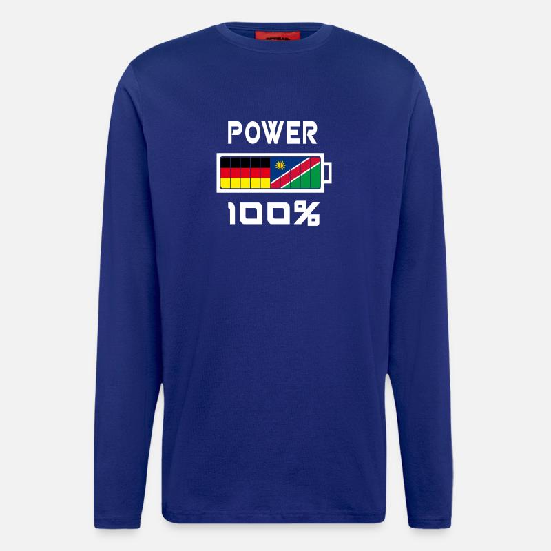 Germany and Namibia Power 100% - Longsleeve - made by SPREAD  - Iconic Blue