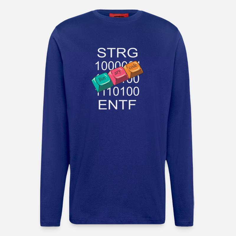 Computer Nerd - Langarmshirt - made by SPREAD  - Iconic Blue