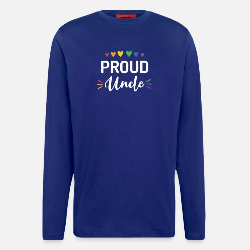 Stolzer Onkel - Langarmshirt - made by SPREAD  - Iconic Blue