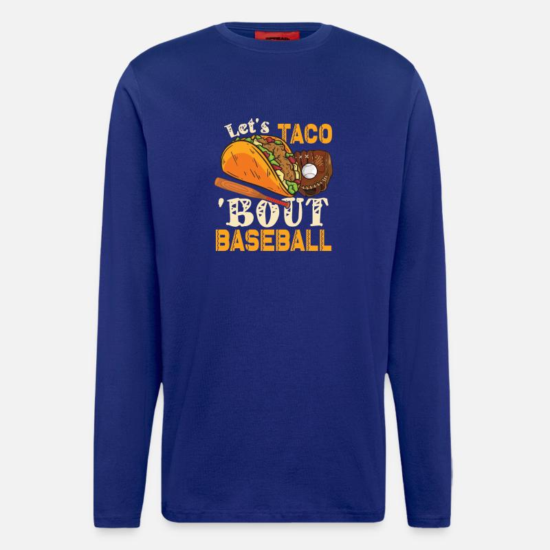 Lasst Uns Taco Bout Baseball - Langarmshirt - made by SPREAD  - Iconic Blue