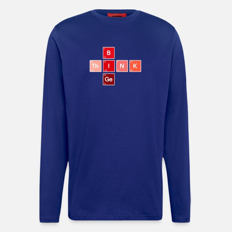 Think Big (Rot) - Langarmshirt - made by SPREAD - Iconic Blue