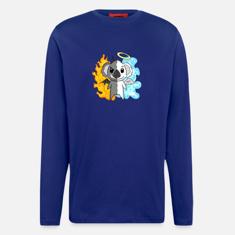 Koala - Engel und Teufel - Langarmshirt - made by SPREAD - Iconic Blue