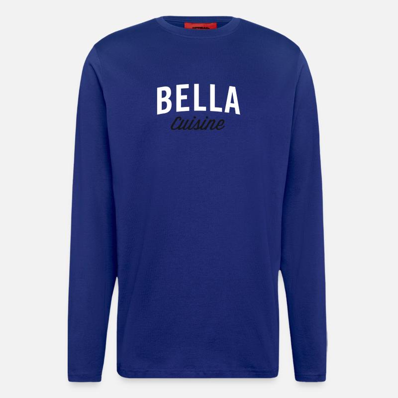 Bella Kitchen Typography - Longsleeve - made by SPREAD - Iconic Blue