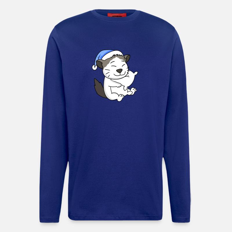 Cat cat breed Ragdoll - Longsleeve - made by SPREAD  - Iconic Blue