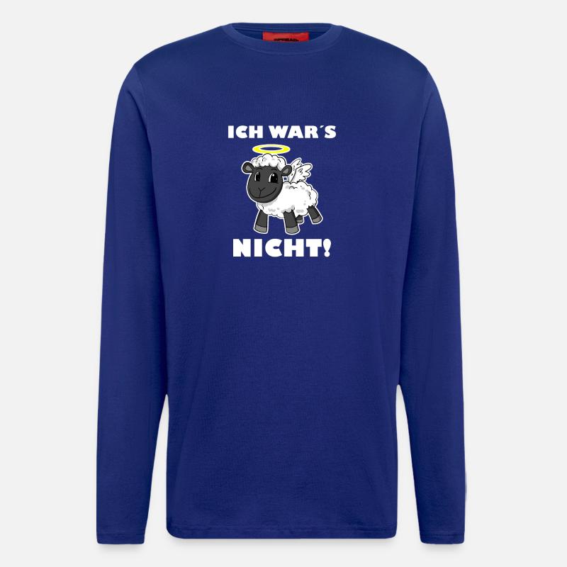 Schaf Engel - ich wars nicht - Langarmshirt - made by SPREAD  - Iconic Blue