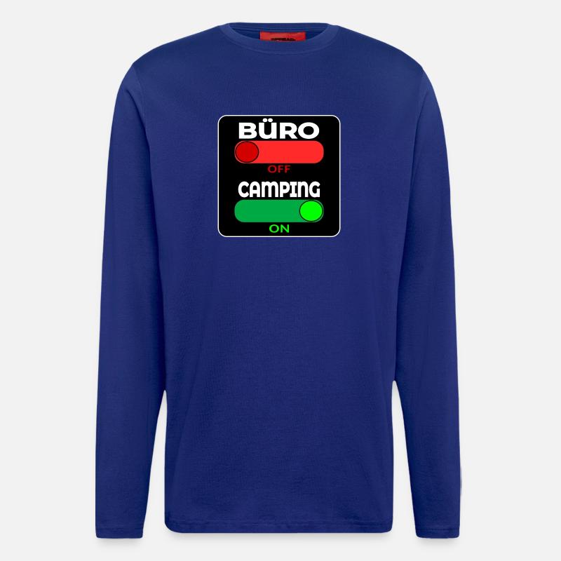 CAMPING SPRÜCHE - Langarmshirt - made by SPREAD  - Iconic Blue