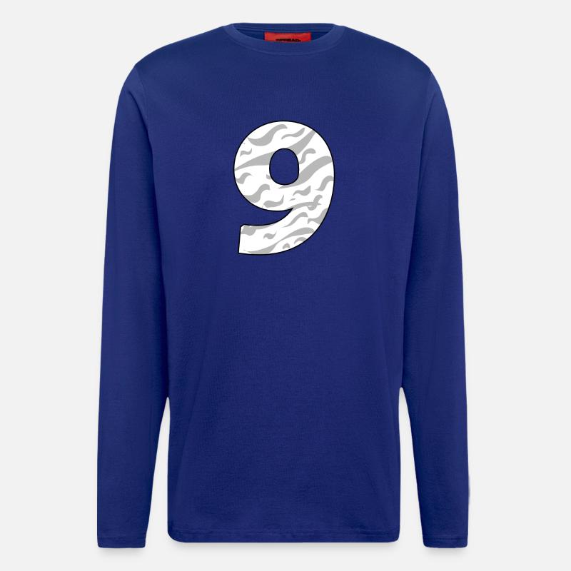 NINE - 9 - Longsleeve - made by SPREAD - Iconic Blue