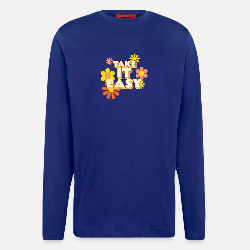 Take it Easy - Langarmshirt - made by SPREAD  - Iconic Blue