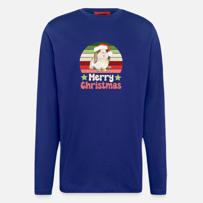 Rabbit Rabbit Christmas - Longsleeve - made by SPREAD  - Iconic Blue