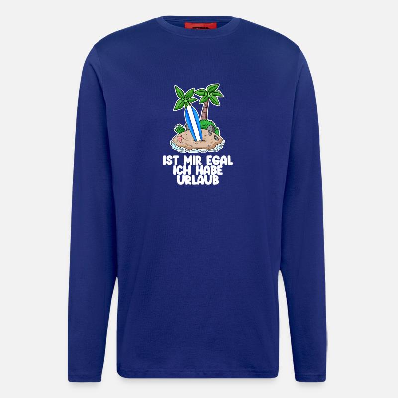 Urlaub - Langarmshirt - made by SPREAD  - Iconic Blue