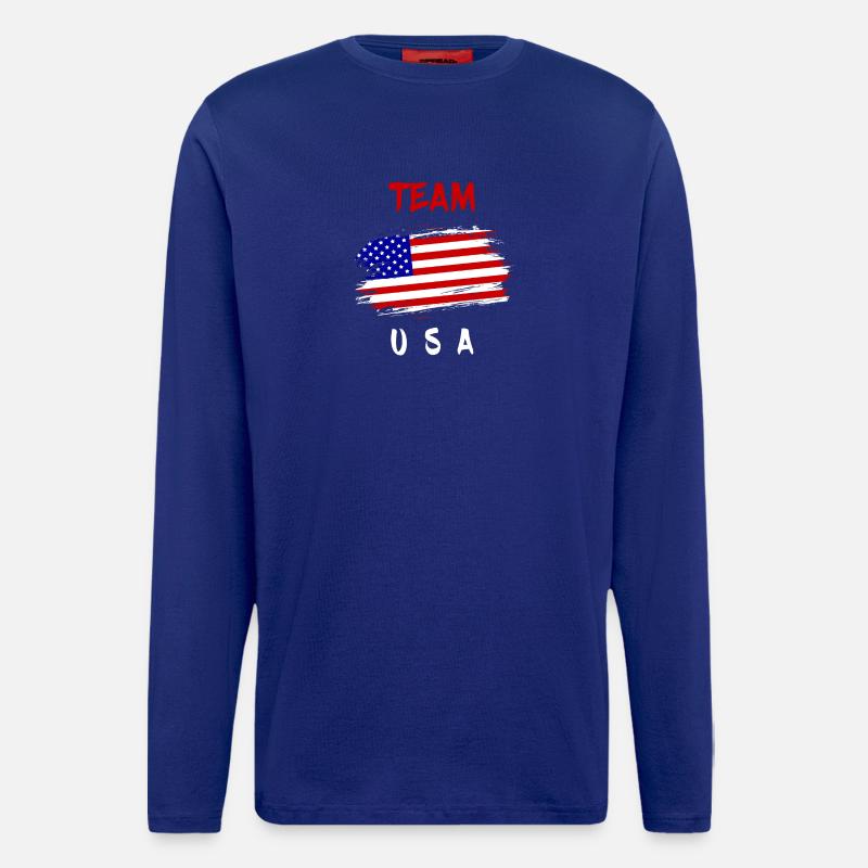 Team USA - Langarmshirt - made by SPREAD - Iconic Blue