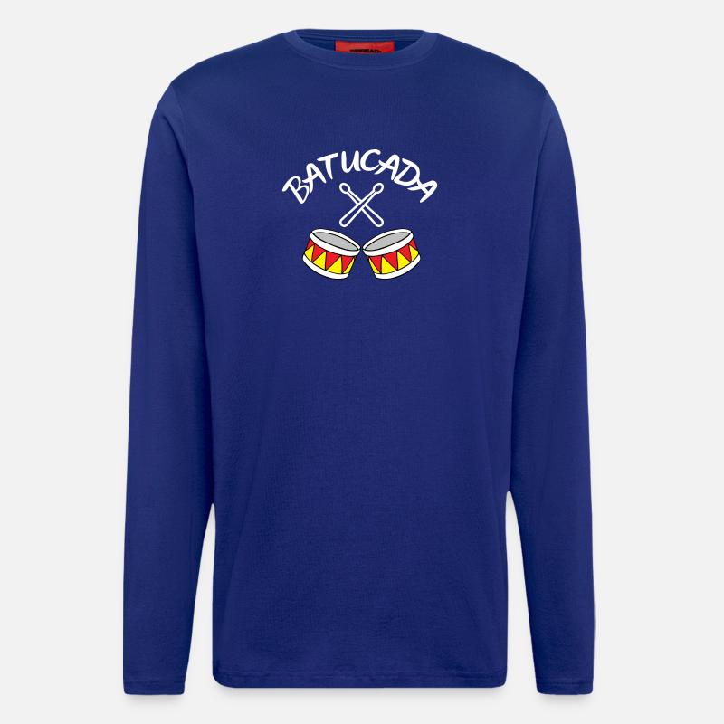 batucada, percussion, drum - Longsleeve - made by SPREAD  - Iconic Blue
