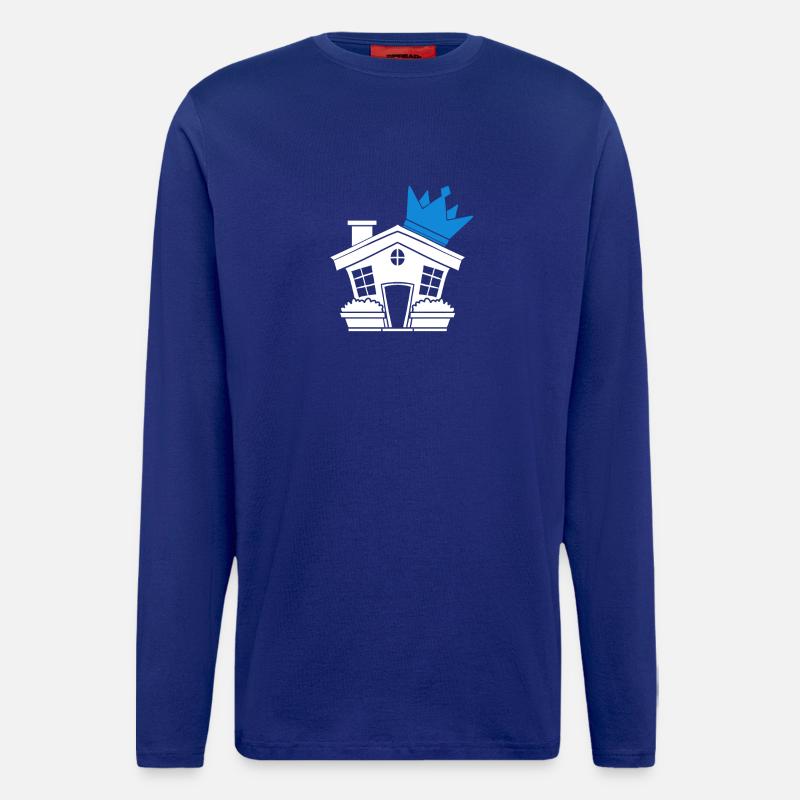Haus Dach - Langarmshirt - made by SPREAD  - Iconic Blue