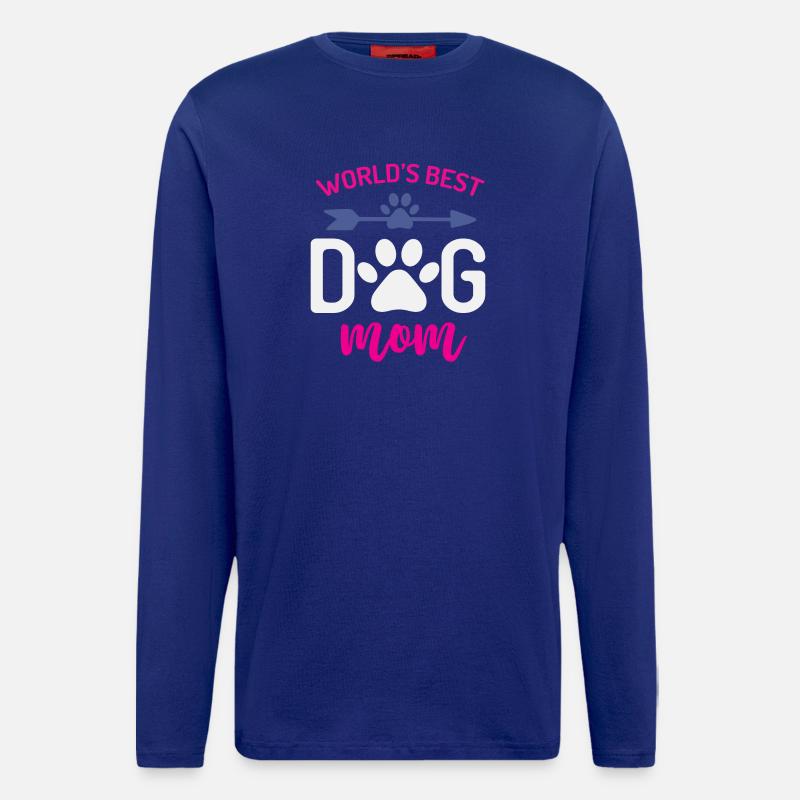 Die beste Hundemutter der Welt - Langarmshirt - made by SPREAD  - Iconic Blue