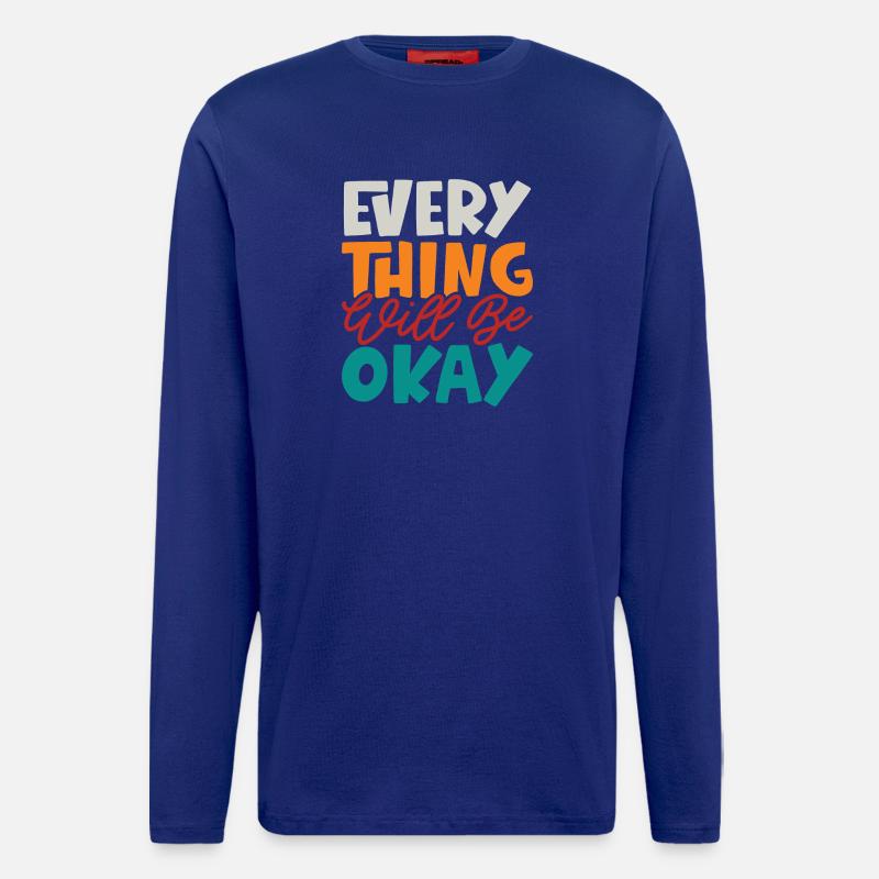 Alles wird gut - Langarmshirt - made by SPREAD  - Iconic Blue