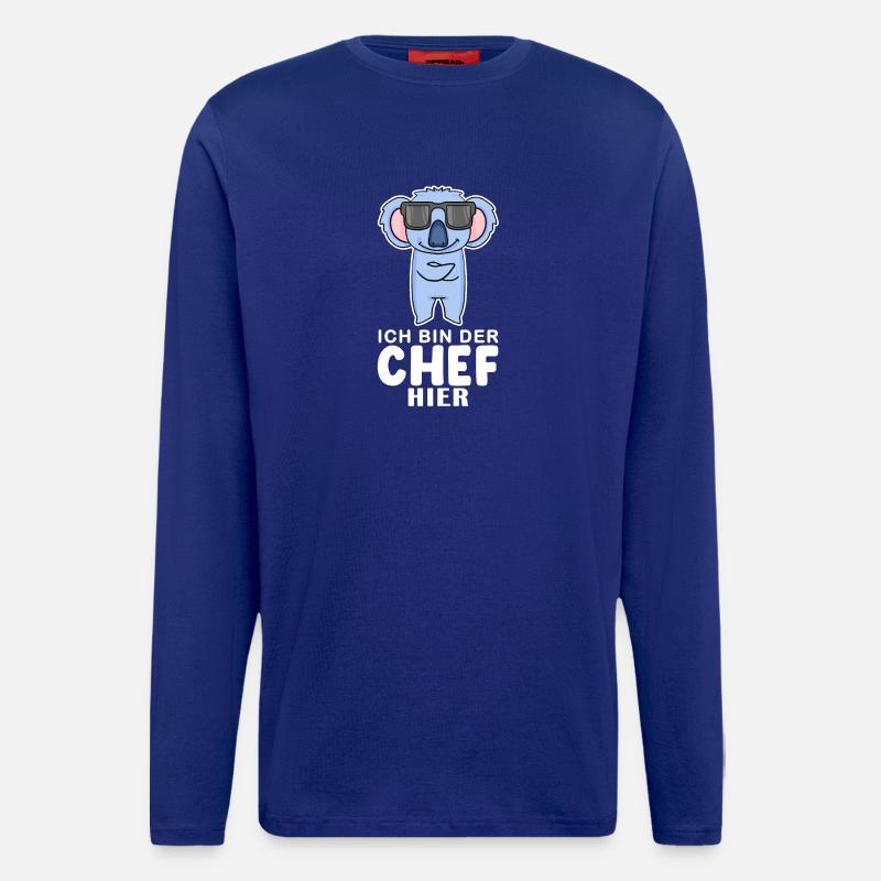 Cool Koala Chef - Langarmshirt - made by SPREAD - Iconic Blue