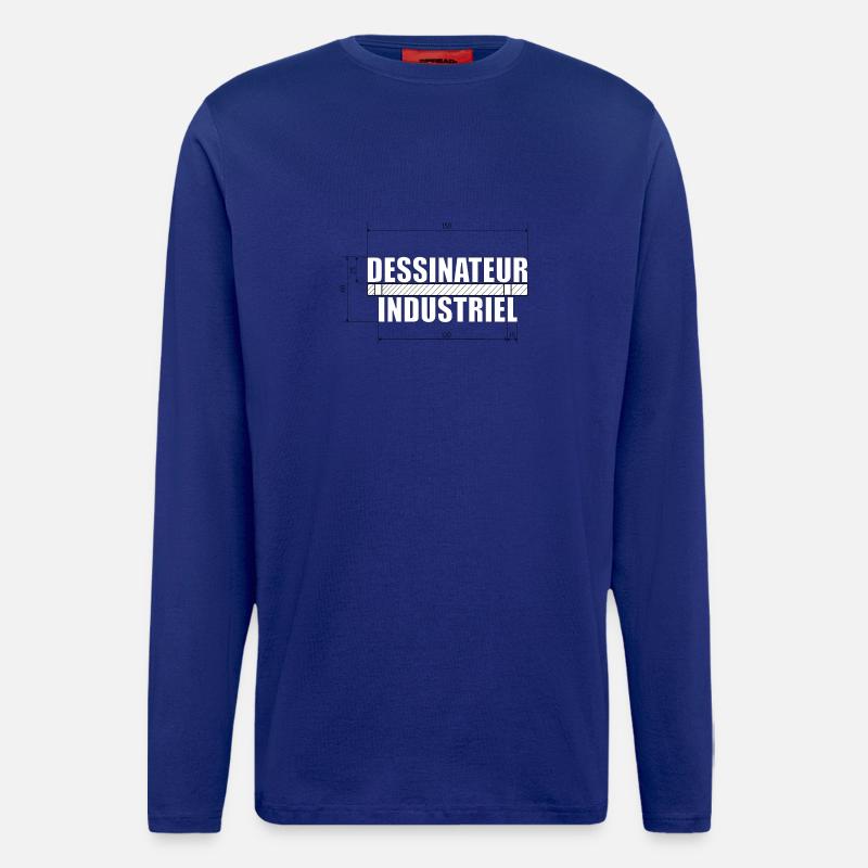 Zeichner - Langarmshirt - made by SPREAD  - Iconic Blue