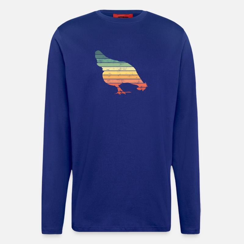 Huhn Hühner - Langarmshirt - made by SPREAD  - Iconic Blue