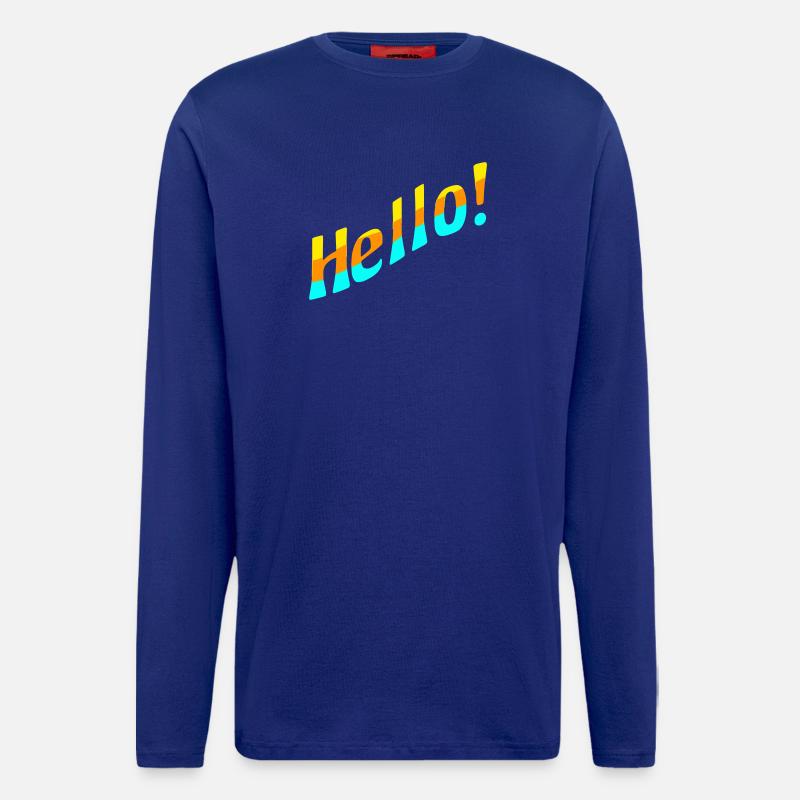 Hello! - Longsleeve - made by SPREAD  - Iconic Blue