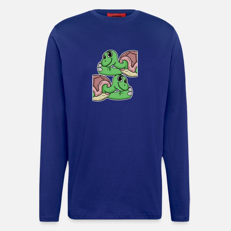 Turtle Turtles - Longsleeve - made by SPREAD  - Iconic Blue