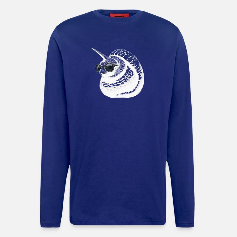 Coole EinhornSchnecke - Langarmshirt - made by SPREAD  - Iconic Blue