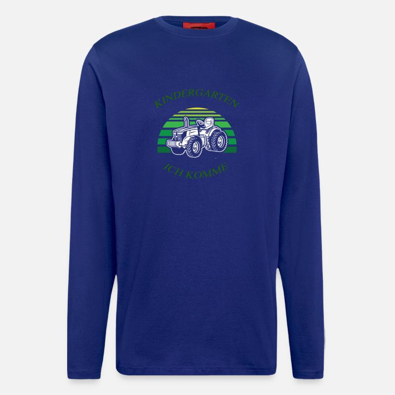 Kindergarten ich komme 3 - Langarmshirt - made by SPREAD  - Iconic Blue